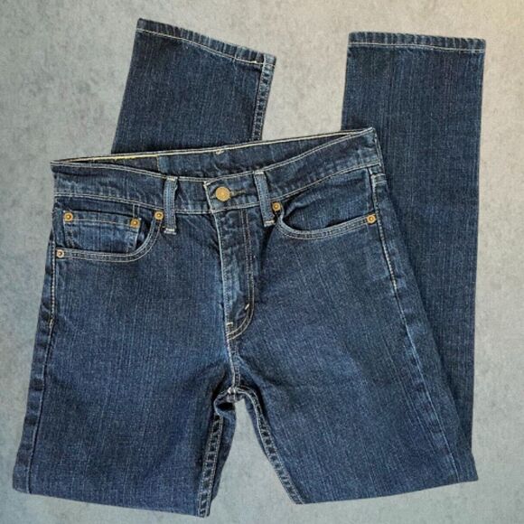 Levis 511 Mens Jeans Blue Slim Straight Stretch Denim Size 28x30 (tag 31) - Picture 13 of 13